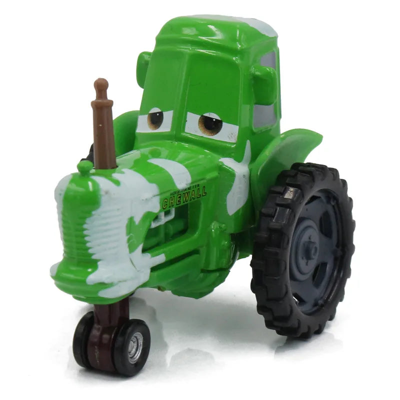 1:55 Disney Pixar Cars 3 2 Frank And Tractor Lightning McQueen Mater Jackson Storm Ramirez Diecast