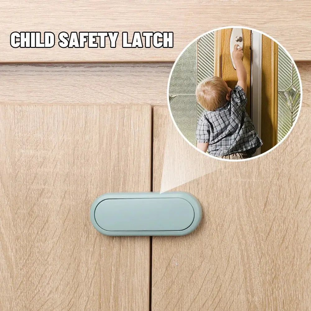 Kids Multifunctional Safety Locks Baby Anti-pinch Hand Lock Cabinet Cabinet Door Lock Baby Protective Refrigerator Drawer Locks Chavez Mart