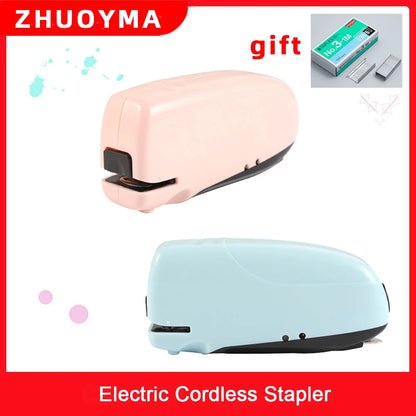 Electric Stapler Stationery Automatic Rechargeable Electric Cordless 24/6 Staples